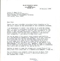 Letter to Irvin Korr from David Patriquin