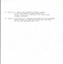 Some References to Research in Psychosomatic Medicine