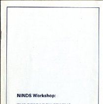 NINDS Workshop The Research Status of Spinal Manipulative Therapy
