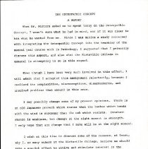 The Osteopathic Concept A Report