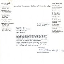 Letter to Walter Gould from Earle Waters