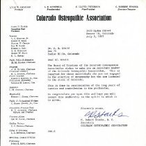 Correspondence between Walter Gould and C. Robert Starks
