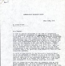 Correspondence between S. V. Robuck and Irvin Korr