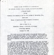 Progress in the Preparation of a Monograph on the Segmental Nervous System