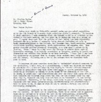 Letter to Charles Naylor from Irvin Korr