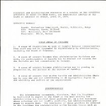 Statement Submitted by Ad Hoc Committee to Board of Trustees