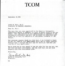 Letter to John Peckham from Irvin Korr