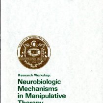 Research Workshop: Neurobiologic Mechanisms in Manipulative Therapy program