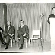Roy S. Young Speaking at the Kirksville College of Osteopathy and Surgery