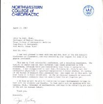 Correspondence between Irvin Korr and Joseph Keating