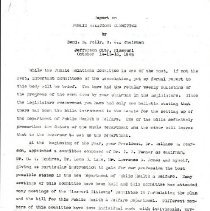 Report on Public Relations Committee