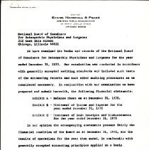 Letter to National Board of Examiners from Public Accountants