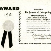 Certificate for Outstanding Publication