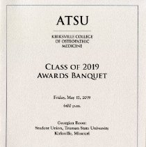 KCOM Class of 2019 Awards Banquet Program