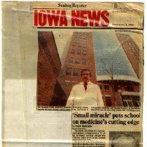 Small Miracle Puts School on Medicine's Cutting Edge