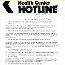 Health Center Hotline Number 4