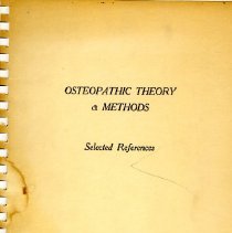 Osteopathic Theory and Methods Selected References