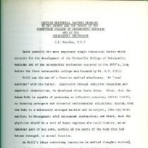 Certain Historical Factors Involved in the Growth and the Future of the Kir