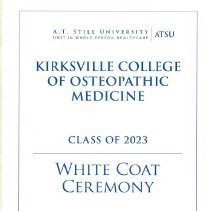 KCOM White Coat Ceremony Program