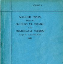 Selected Papers from the Sections of Technic and Manipulative Therapy