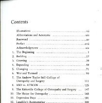 The First School of Osteopathic Medicine A Chronicle