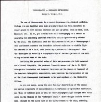 Thermography - Research Experiences