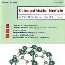 Osteopathische Medizin, Issue 3