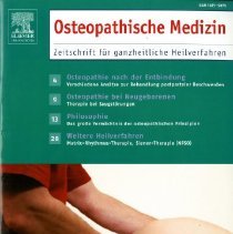 Osteopathische Medizin, Issue 1