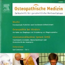 Osteopathische Medizin, Issue 3