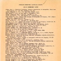 American Osteopathic Historical Society Membership Roster