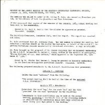 AOHS Meeting Minutes