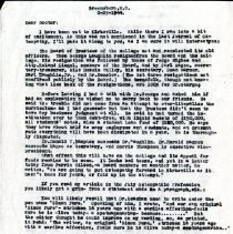 Letter to John Denslow from F. R. Heine