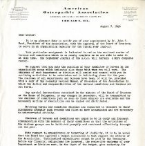 Letter to Doctor from R. C. McCaughan