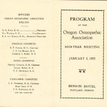 Oregon Osteopathic Association Mid Year Meeting Program