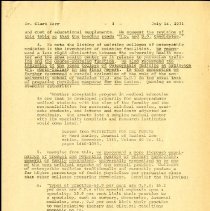 Letter to Clark Kerr from Morris Thompson