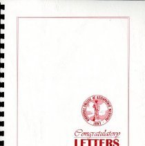 Kirksville College of Osteopathic Medicine Commencement Congratulatory Lett