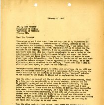 Letter to C. Ladd Prosser from John Denslow
