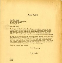 Letter to Alan Gregg from John Denslow