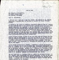 Letter to Georgia Steunenberg from R. N. MacBain