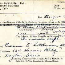 KCOS Research Department Pledge Card