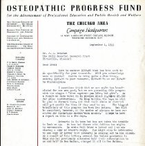 Letter to John Denslow from R. N. MacBain