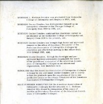 American Association of Osteopathic Colleges Resolution