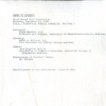 TCOM Third Annual Convocation Order of Ceremony