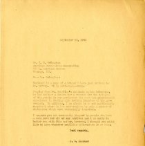 Correspondence between R. C. McCaughan and John Denslow