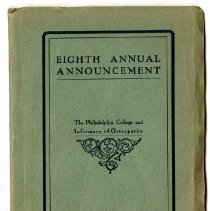 Philadelphia College and Infirmary of Osteopathy 1906-1907 Announcement