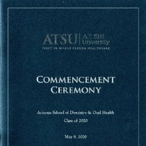 ASDOH Class of 2020 Commencement Program