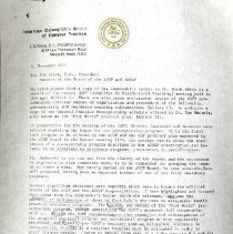 Typed letter to Eli H. Stark from T. R. Sharp