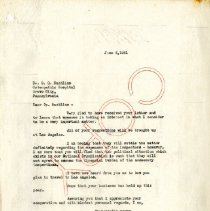 Letter to O. O. Bashline from Orel F. Martin