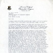 Letter to Orel F. Martin from James O. Watson