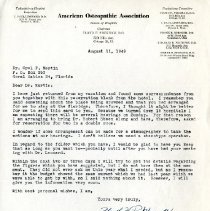 Letter to Orel F. Martin from Floyd F. Peckham